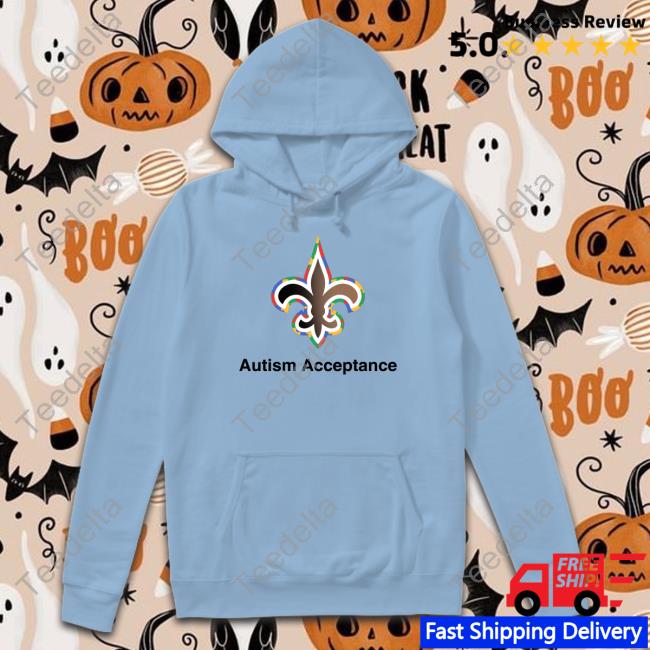 Autism Acceptance New Orleans Saints Tee Shirt