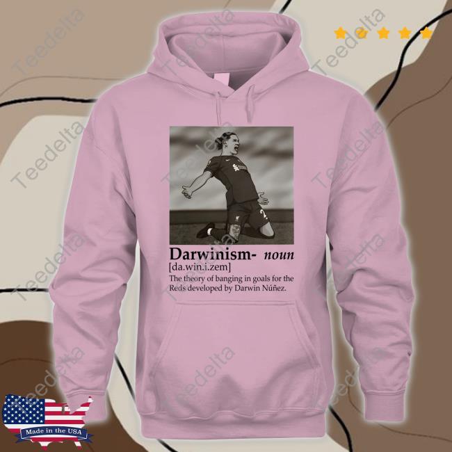 Darwinism Noun The Theory Of Banging In Goals For The Reds Developed By Darwin Nunez T Shirt