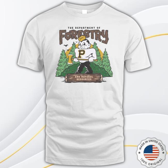 Official Purdue Department Of Forestry Shirt