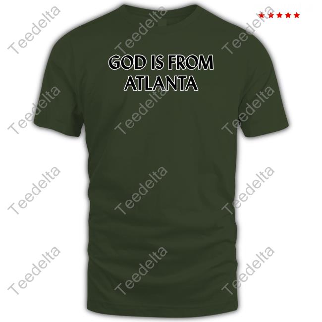 80S Made Me 90S Raised Me God Is From Atlanta Long Sleeve Tee