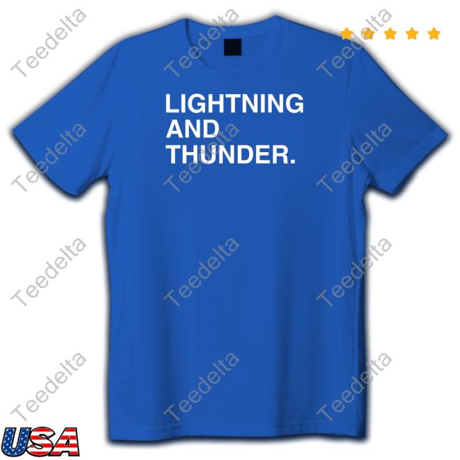 Obvious Shirts Lightning And Thunder Sweatshirt