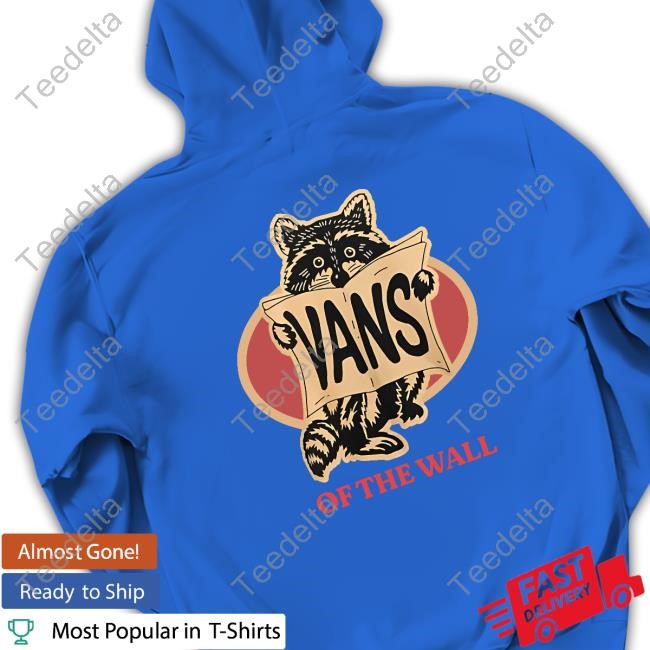 Niteskunk Vans Racoon Off The Wall Hooded Sweatshirt Official Niteskunk Vans Racoon Off The Wall Crewneck Sweatshirt