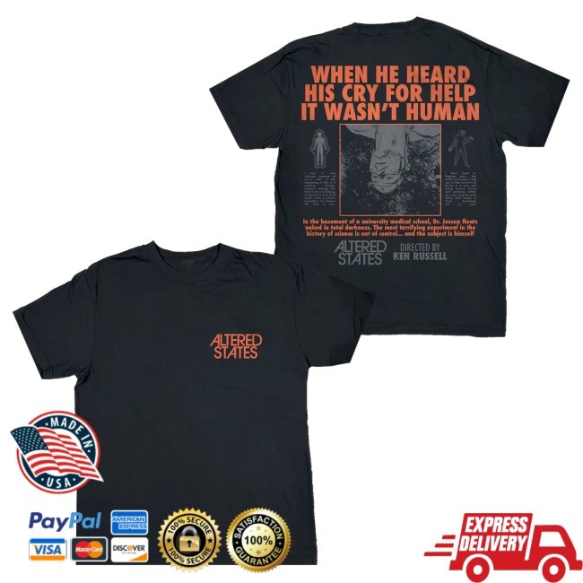 Official Cult Of Cult Merch Altered States 1980 Cry For Help Funny Shirt