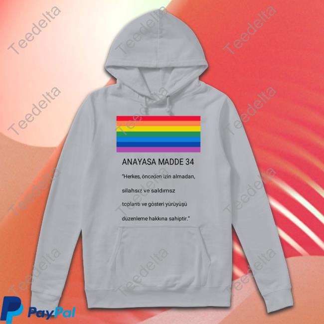 Official Anayasa Madde 34 Shirt