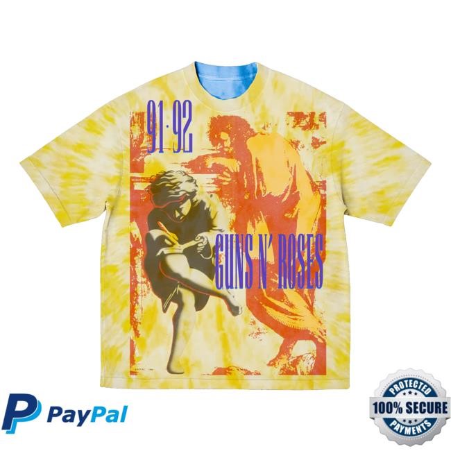 Guns N' Roses Official Store Use Your Illusion '91-92 Tie Dye Tour Classic Shirt