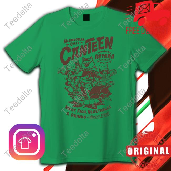 Meowscular Chef's Canteen Tee