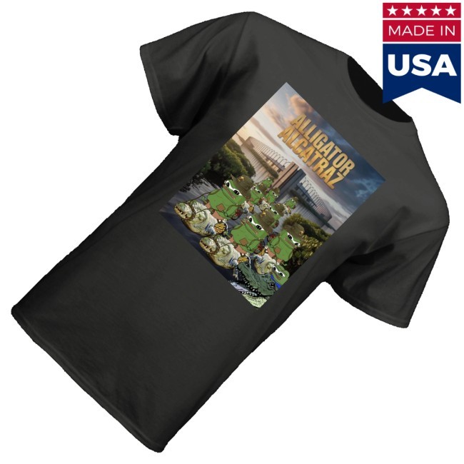 Official Apu Merch Alligator Alcatraz Tee