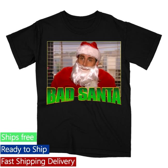 Pentagram Peter Pan Merch Store Bad Santa Black Long Sleeve Shirt