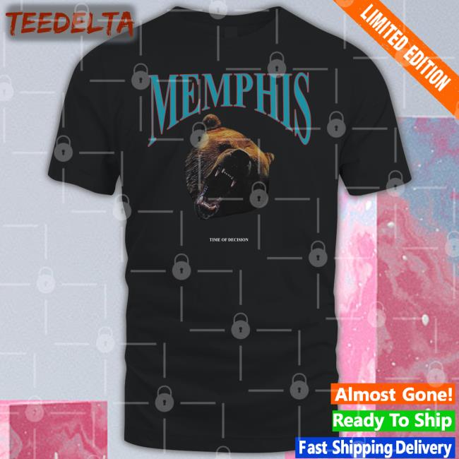 Memphis Time Of Decision Long Sleeve Tee Shirt Memphis Grizzlies
