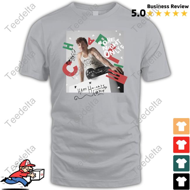 One Night Only Happy Holidays Charlie T Shirt