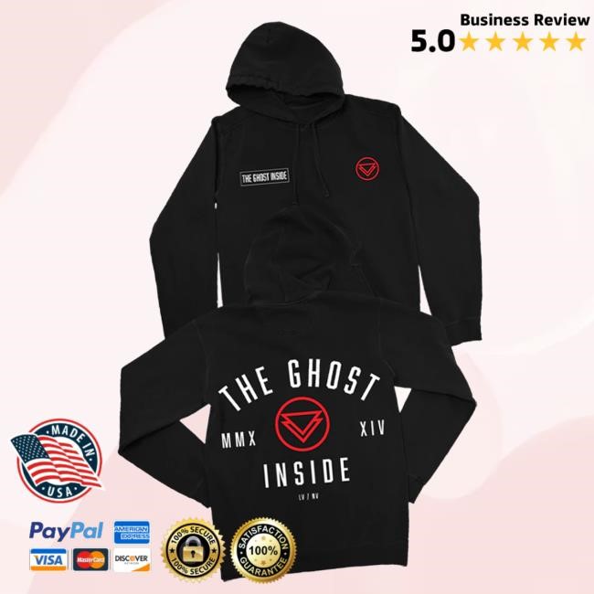 The Ghost Inside Merch Store Mmxxiv Hoodie (Black) Hooded Sweatshirt