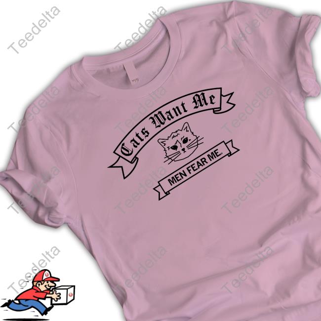 Official Raygunsite Store Cats Want Me Men Fear Me Hoodie