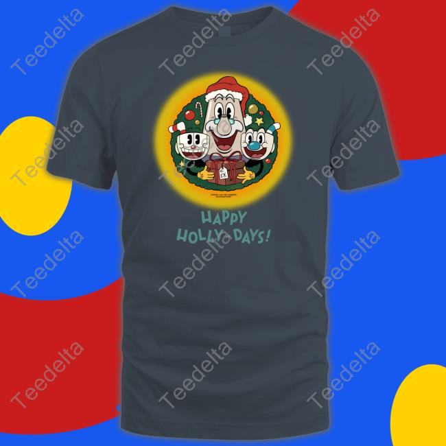 Nicklauerart Happy Holly-Days The Cuphead Show Shirt