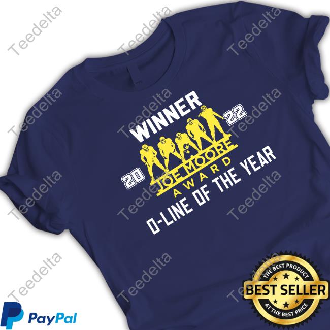 Winner Joe Moore Award 2022 O-Line Of The Year sweatshirt