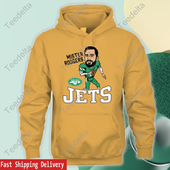 New York Jets Mister Rogers Hooded Sweatshirt