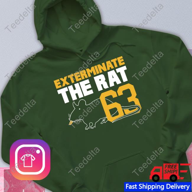 Brad Marchand Exterminate The Rat 63 Long Sleeve Tee Shirt Exterminate The Rat 63 Hoodied Sweatshirt Go Leafs Go