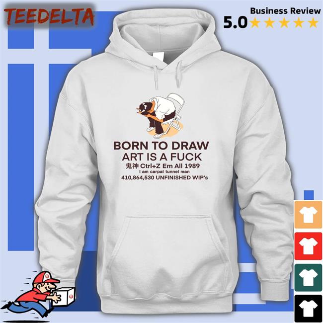 Huntydraws Born To Draw Art Is A Fuck T Shirts