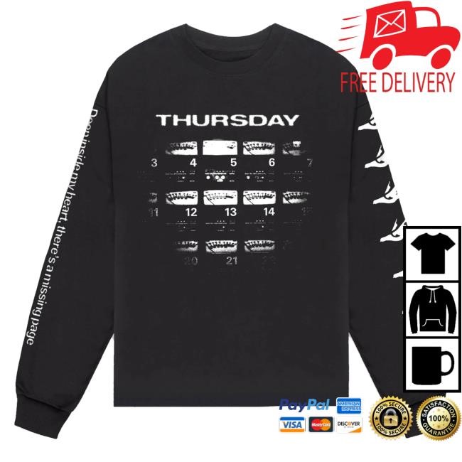 Trending Thursday Merch Store Frozen Lake Long Sleeve Crewneck Sweatshirt