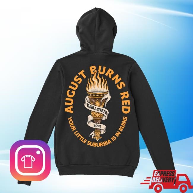 Trending August Burns Red Tour Merch Suburbia Torches Zip Up Tee