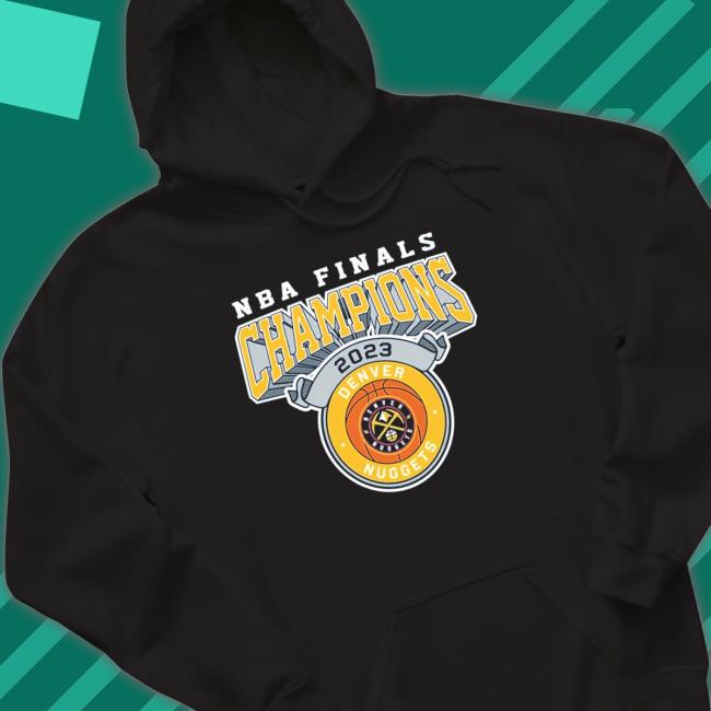 Official Finals Champions Denver Nuggets Shield 2023 T-Shirt Official Finals Champions Denver Nuggets Shield 2023 Hoodie