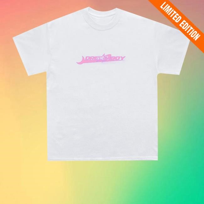 Lil Nas X Store Dreamboy White Logo Hooded Sweatshirt