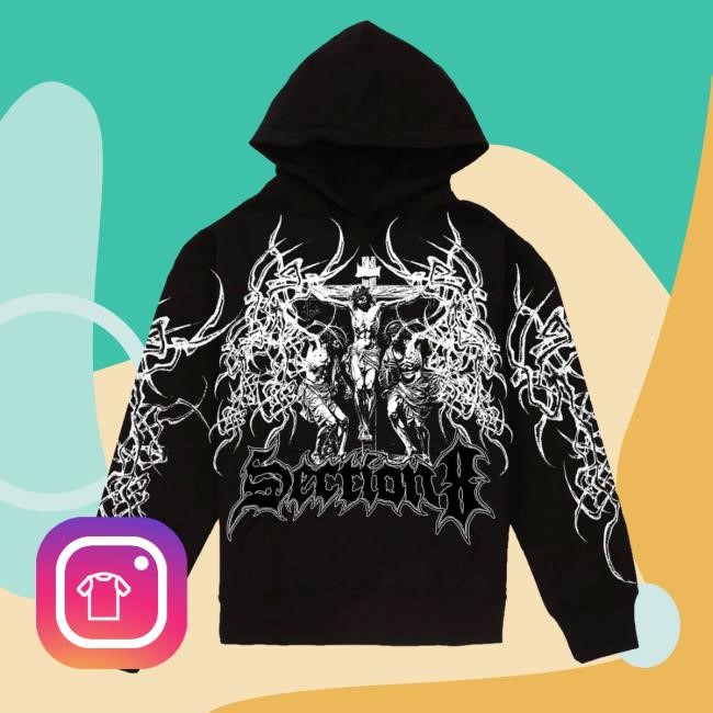 Section8la Merch Store Shop On The Cross Sweatshirt