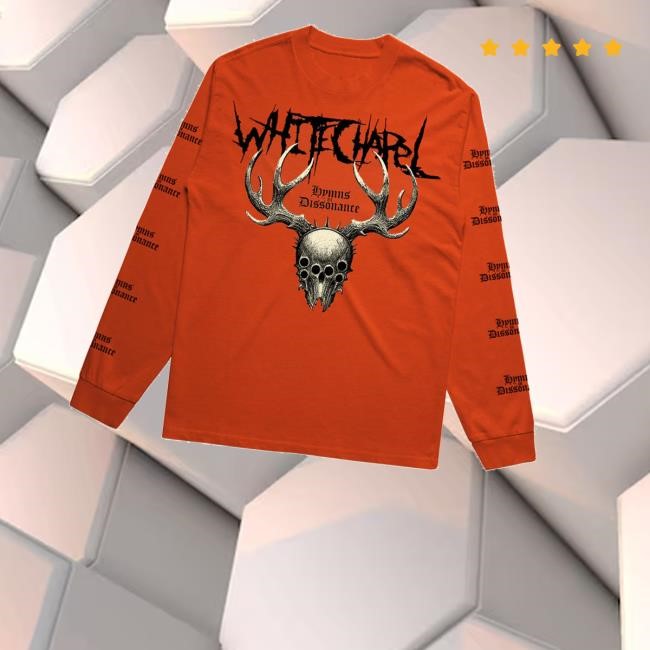 Whitechapel Merch Store Shop Dissonance Orange Sweatshirt