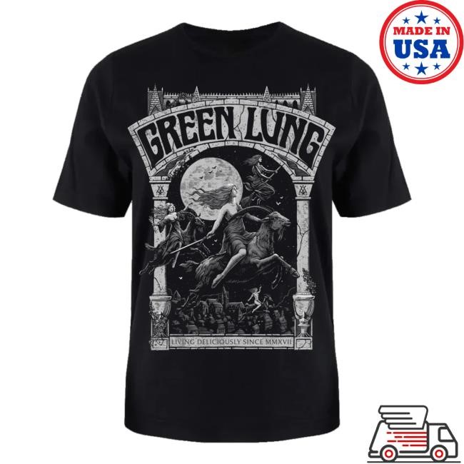Greenlung Merch Shop Living Deliciously Hooded Sweatshirt