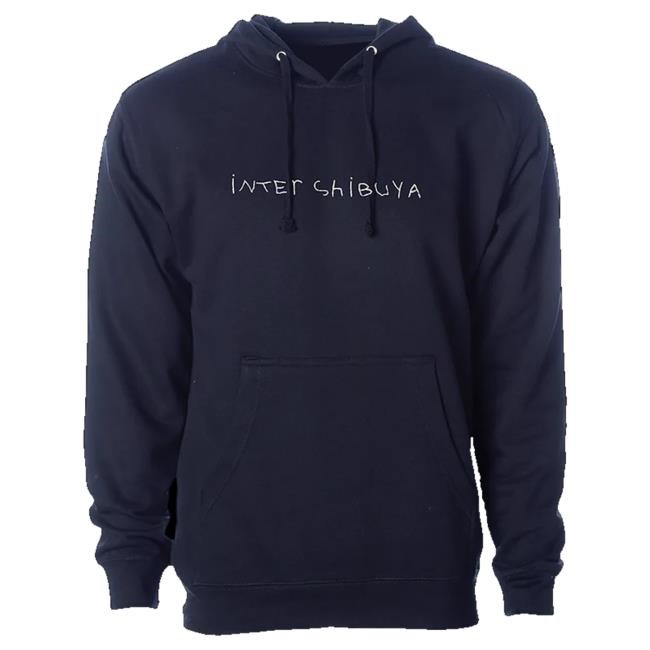 Feid Official Merch Medellín Hoodie Navy Tee
