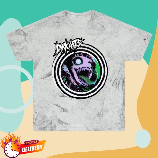 The Dark Arts Official Merch Grey Tie Dye Maddness Is Like Gravity Tank Top