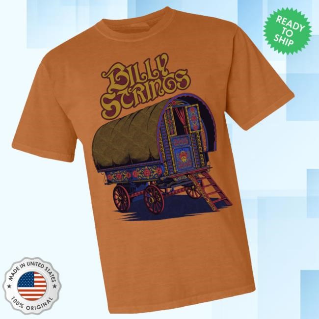 Official Billy Strings Store Merch Caravan Tee With Dates (Simon Berndt) Shirt