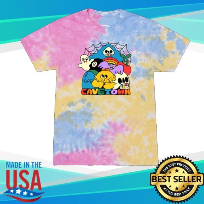Cave Town Merch Brb Tie-Dye Tee