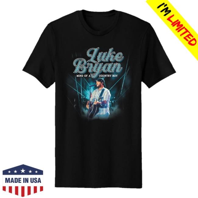 Luke Bryan Merch Shop Store Official Mind Of A Country Boy T Shirts