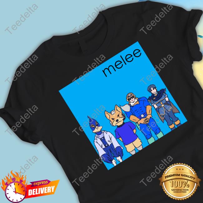 Fetesmash Melee Blue Album Tee Shirt