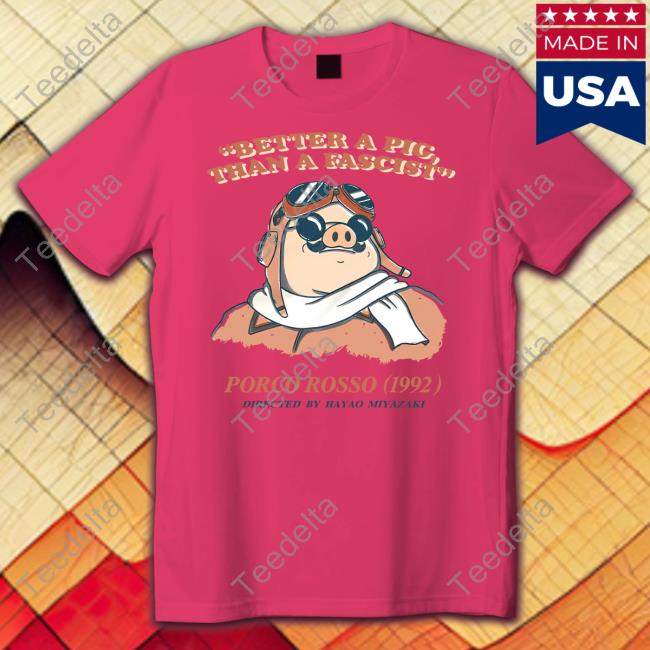 Super Yaki Better A Pig Than A Fascist Porco Rosso 1992 Directed By Hayao Miyazaki Sweatshirt