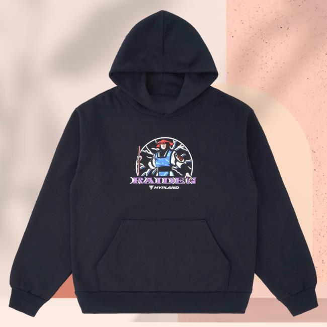 Official Hypland Clothing Merch Store Hypland Mk Raiden Vintage Crewneck Sweatshirt (NAVY)