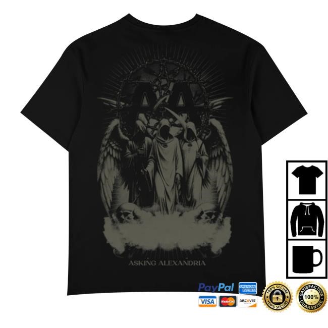 Asking Alexandria Merch Shop Store Official Death Angel Shirt