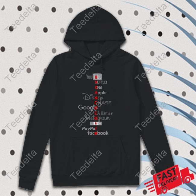 You Tube Netflix Cnn Apple Disney Chase Google La Times Intagram Bbc Paypal Facebook Tee
