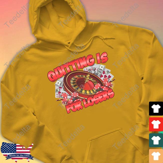 Designed By The Boys Merch Quitting Is For Losers Long Sleeve