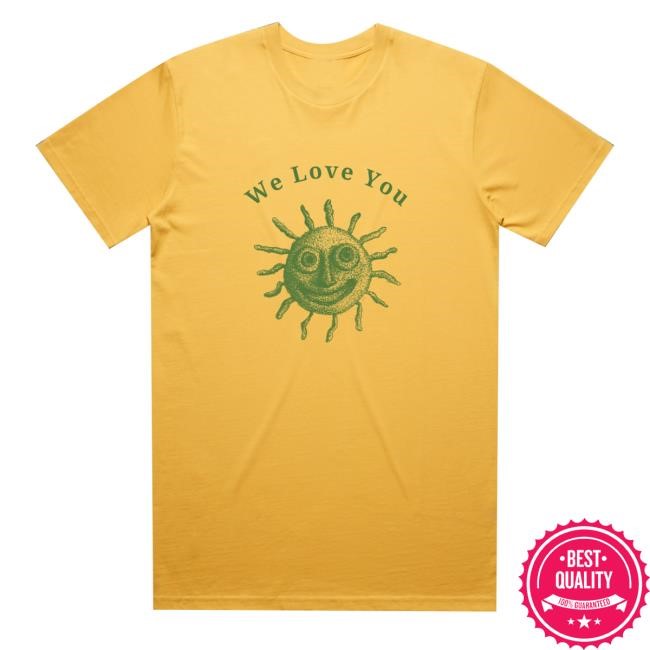 Weloveyoustore We Love You Tee In Mustard-Green