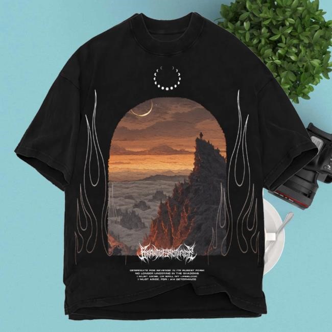Lifeblood Flames Black New Shirt