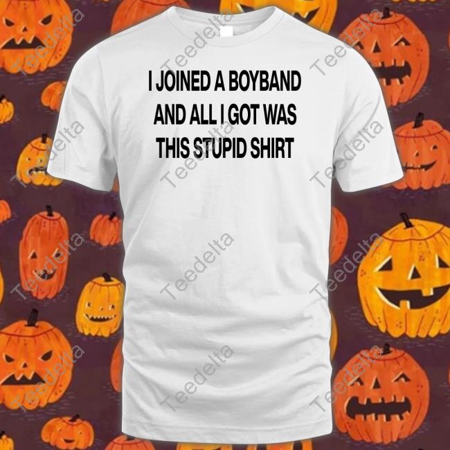 I Joined A Boyband And All I Got Was This Stupid Shirt Tee