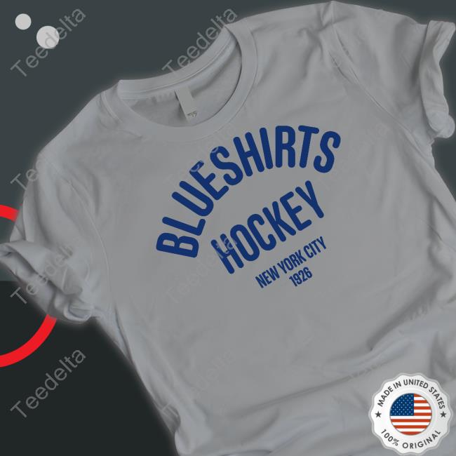 Coach Brian Daboll Wearing Blueshirts Hockey New York City 1926 Shirt