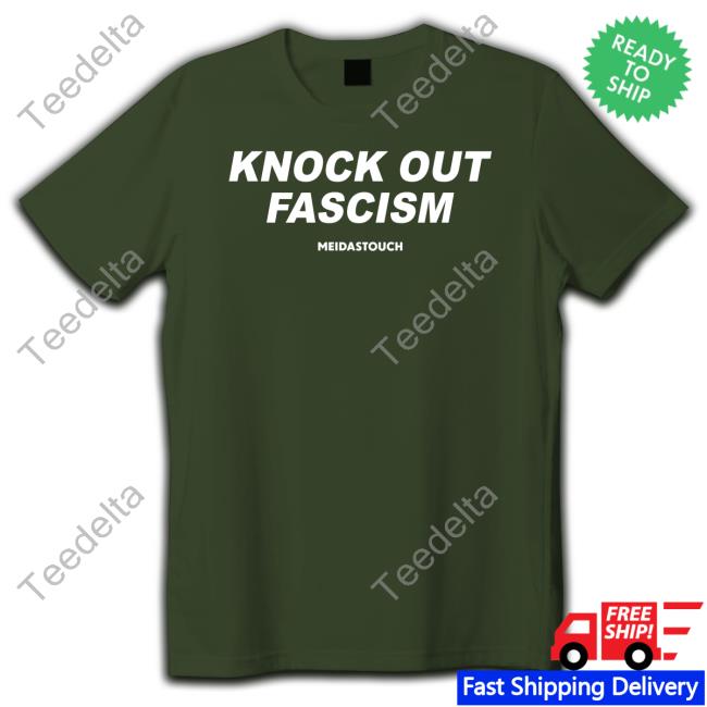 Knock Out Fascism Crewneck Sweatshirt Meidastouch Knock Out Fascism T Shirts
