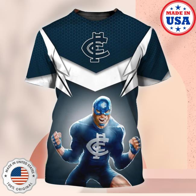 Carlton Blues Afl Personalized Name And Number 3D T-Shirt Gift For t-shirt, hoodie, tank top, sweater and long sleeve t-shirt