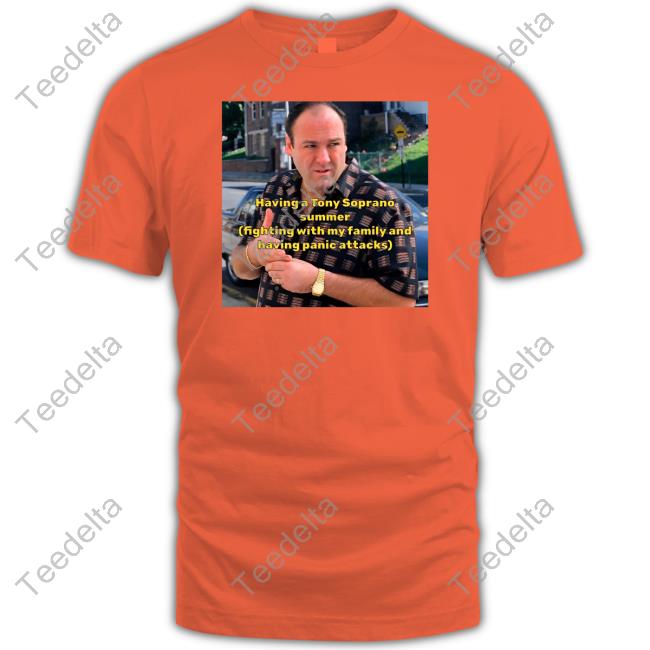 Having A Tony Soprano Summer Fighting With My Family And Having Panic Attacks Hoodie