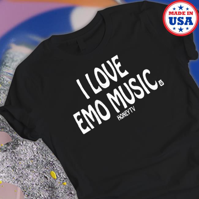 I Love Emo Music Shirt