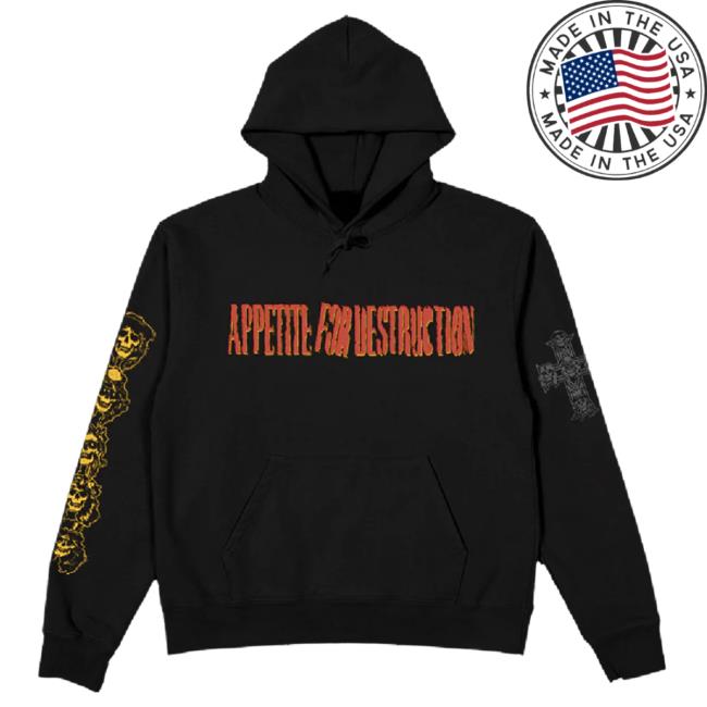 Official Gnr Merch Store Appetite For Destruction Mens Hoodies Gnrmerch