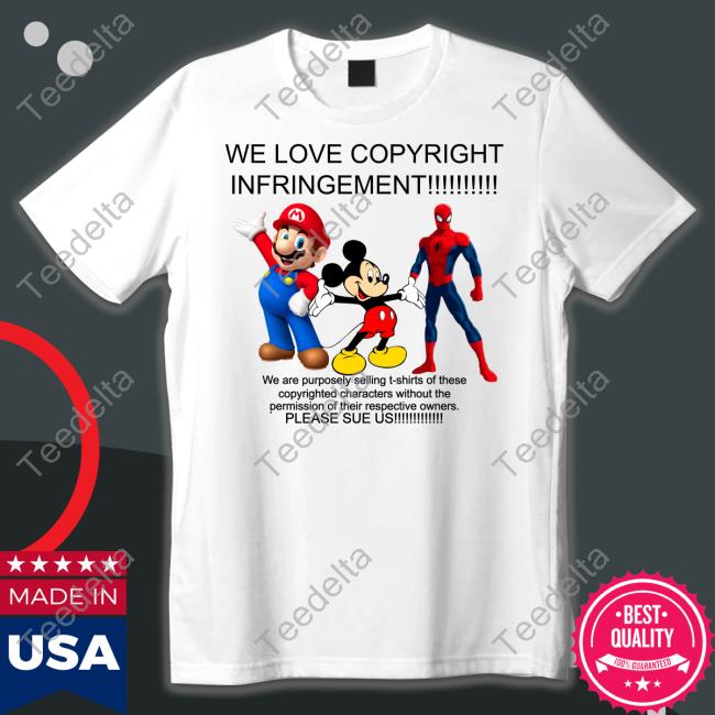We Love Copyright Infringement Tank Top