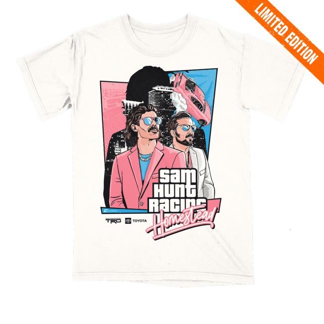 Ryan Truex x Sam Hunt Racing Miami Tee Shirt